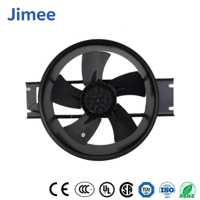 Jimee Motor Wholesale OEM personalizado Ventiladores axiais DC China 200mm Ventilador centrífugo Fornecedores Material da lâmina de aço Jm22060b2hl 220*220*60mm AC Axial Blowers