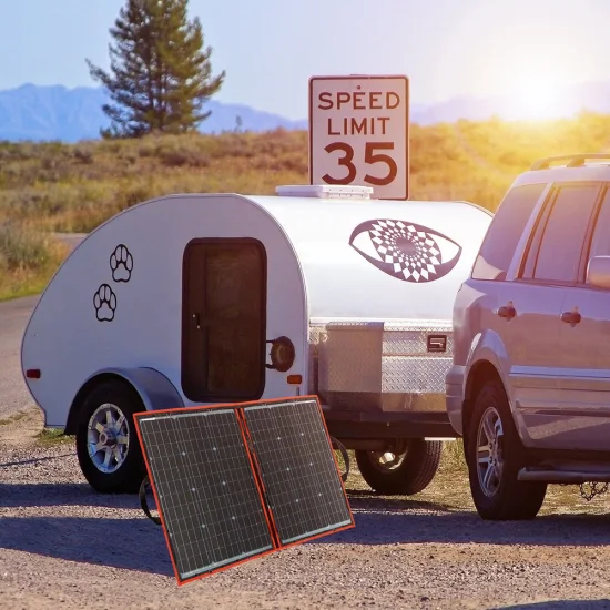 Dokio 110W (55Wx2PCS) Painel solar mono solar dobrável flexível 100W para viagens, barcos e trailers Painel solar portátil de alta qualidade