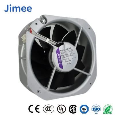 Jimee Motor China Axial Box Fan Fabricação de Lâmina de Fibra de Vidro Material Jm20072b2hl 206*206*72mm AC Axial Blowers/Industrial Axial Ventilador para Ventilação de Ar